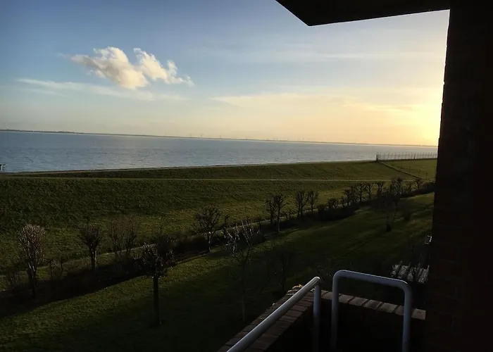 Daire Schoenes Feriendomizil Mit Meerblick Suedstrand Naehe Fliegerdeich In